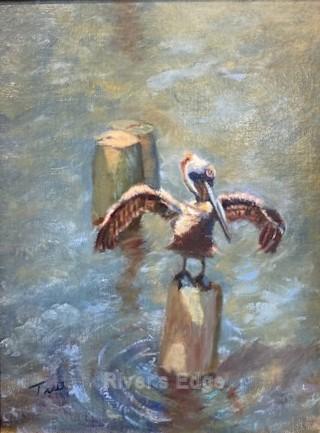 Pelican at Mile 13 by Leah True Salerno