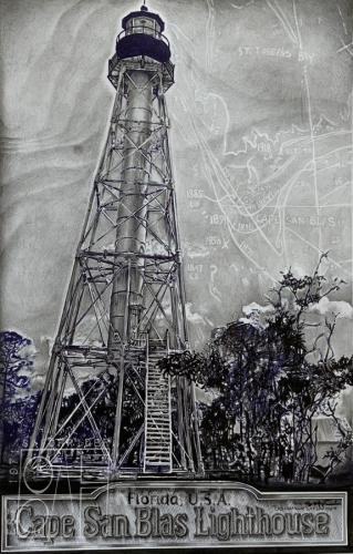 Cape San Blas Lighthouse Print $95 by Scot Forrider