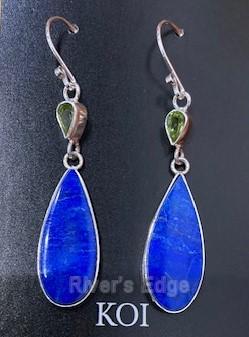 Lapis Earrings by Bateman