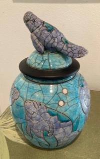 Manatee Jar by Robin Rodgers