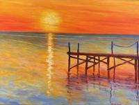 Bay Sunset by David Michael Salerno