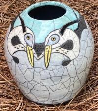 Blue Heron Bowl by Robin Rodgers