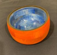 Maple Orange-Blue Bowl by Ricardo Fercovic