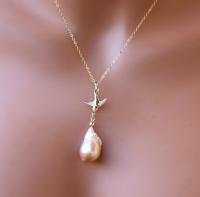 South Sea Pearl w Bird A46 by Razie Blakley