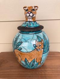 Panther Jar by Robin Rodgers