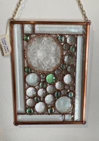 Small Panel Clear Pale Green by Susan Frisbee