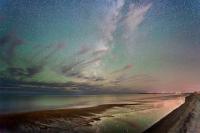 Green Air Glow Over CSB 2 $130 by Jack Rink