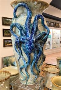 Totter Octopus Vase by Sherron Totter