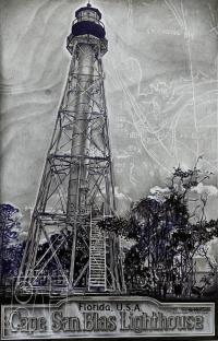 Cape San Blas Lighthouse Ed.50 by Scott Forrider