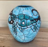 Sea Turtle Bowl by Robin Rodgers