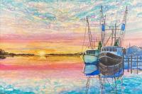 Sunset on the Carrabelle River by William Owen