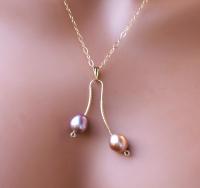 Rare Gold Pink Freshwater Pearl A63 by Razie Blakley