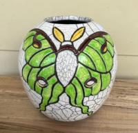 Luna Moth Bowl by Robin Rodgers