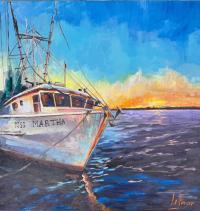 Miss Martha at Sunset by Lynne Fraser