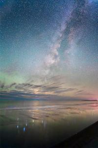 Green Air Glow Over CSB 1 $130 by Jack Rink