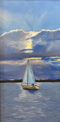 Sailing at Sunset by Fran Buie