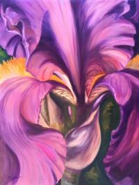 Garden of Purple by Cyndi Thau