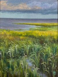 Storm Over the Marsh by Mary Van Landingham