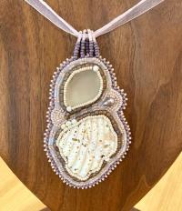 Blushing Sea Pendant by Cyndi Thau