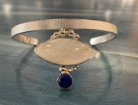 Moonstone Lapis Bracelet by Bateman