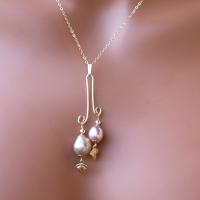 Japanese 2 Pearl Lariat A43 by Razie Blakley