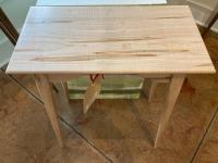 Curly Ambrosia Maple Tiny Table 24252 by Carl Turnage